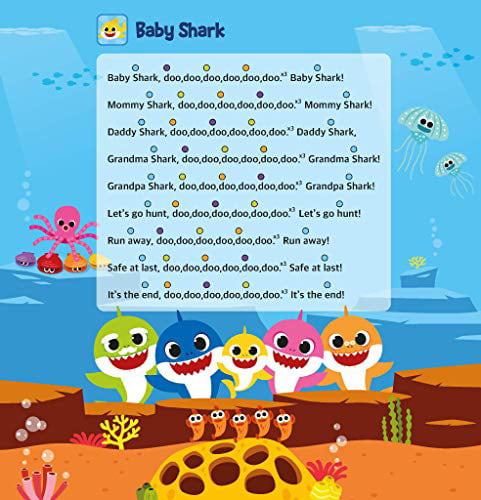 baby shark drum toy book