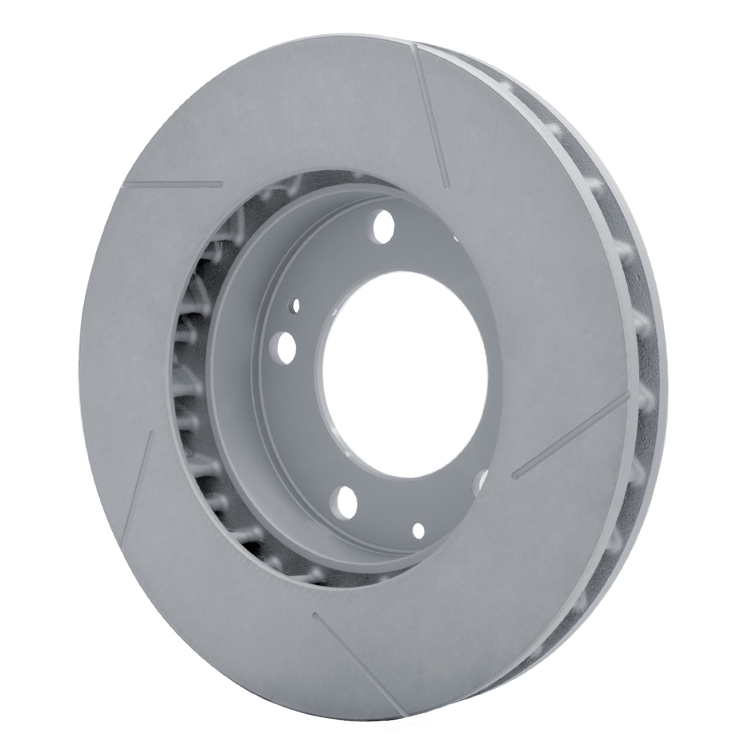 Dynamic Friction Company 910-02005D DFC Hi-carbon Alloy Geomet Coated Rotor - Slotted