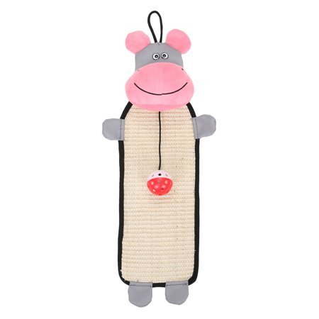 UPC: 0858342755009 | Pet Life ®  Paw-Pleasant  Hanging Sisal & Jute Carpet Kitty Cat Scratcher with Toy