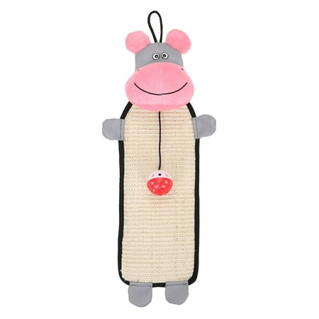 UPC: 0858342755009 | Pet Life ® Paw-Pleasant Hanging Sisal & Jute Carpet Kitty Cat Scratcher with Toy