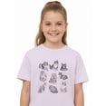 thumbnail image 3 of Wonder Nation Girls Cats Graphic Tee with Short Sleeves, Sizes 4-18, 3 of 7