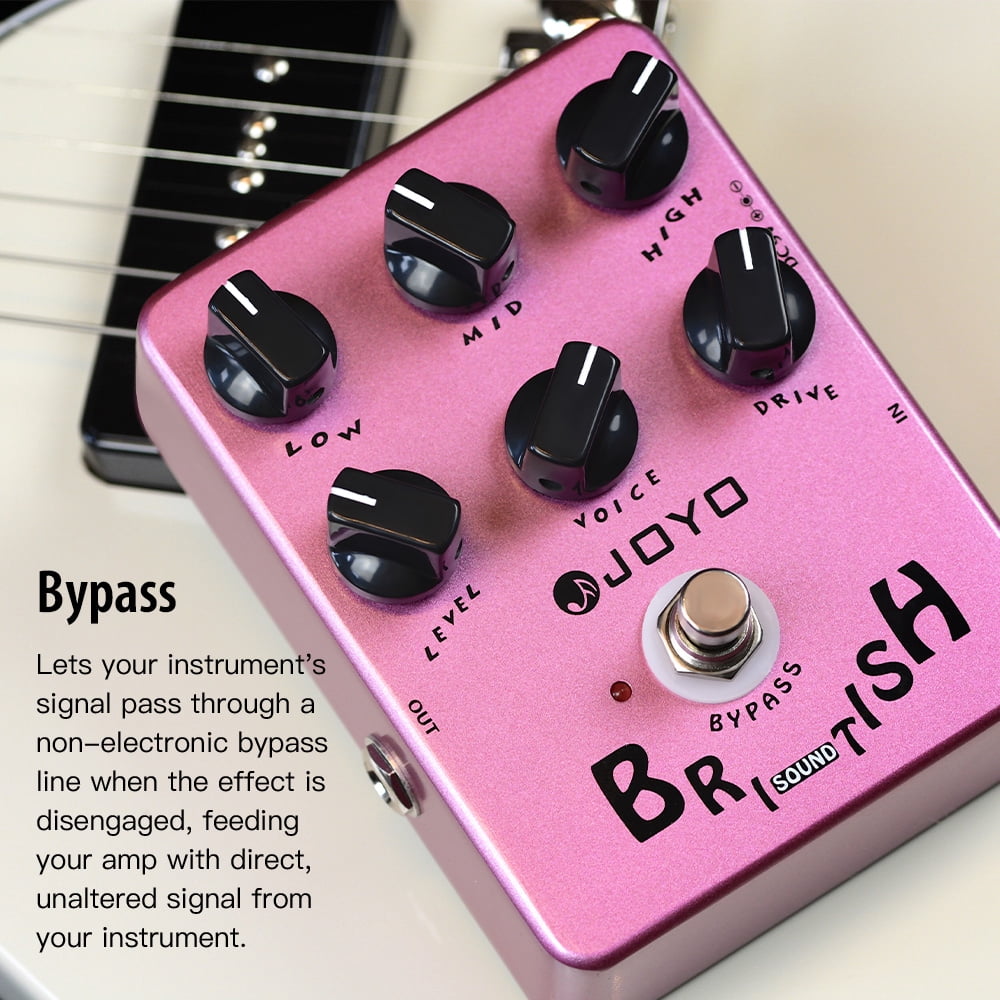 JOYO JF-16 British Sound Vintage Overdrive Guitar Effect Pedal Rock Amp True Bypass