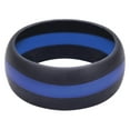 thumbnail image 1 of Rothco Thin Blue Line Silicone Ring, 8, 1 of 5