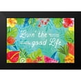thumbnail image 2 of Zaman, Farida 14x11 Black Modern Framed Museum Art Print Titled - Tutti Frutti VIII, 2 of 5