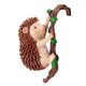 thumbnail image 3 of Figura de erizo, escultura de resina, jarrón colgante con forma de animal, terrario, adorno colgante, maceta para jardín o césped., 3 of 8
