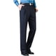 thumbnail image 4 of Pantalones de traje de hombre con cremallera y bolsillo, rectos, de tubo, de color liso, de poliéster, 4 of 5