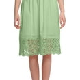 thumbnail image 5 of Moomaya Ladies Solid Midi Dress Evening Casual Kurta With Lace Summer Wear, 5 of 6