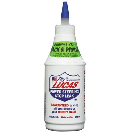 LUCAS OIL 10008 Power Steering Stop Leak 12 Ounce (Best Power Steering Fluid)