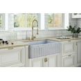 thumbnail image 5 of Ruvati USA RVL2300BS 33 x 20 in. Fireclay Reversible Farmhouse Apron Front Single Bowl Kitchen Sink, Biscuit, 5 of 7