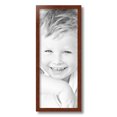 thumbnail image 2 of ArtToFrames 8" x 20" Walnut Picture Frame, 8x20 inch Brown Wood Poster Frame (WOM-4215), 1 Pack, 2 of 7