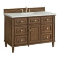 thumbnail image 7 of James Martin Vanities 48" Single Vanity, Light Natural Oak w/ 3 CM Ethereal Noctis Quartz Top, 7 of 7