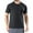 Black, variant on Men's UPF 50+ Sun Protection Swim Shirts SPF UV Quick Dry Short Sleeve T-Shirts for Water Beach Rash Guard