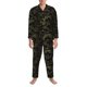 thumbnail image 3 of Fotbe Gold Gloss Outline Floral Pijama de Hombre con Estampado de Manga Larga, Conjunto de 2 Piezas, Ropa de Dormir Suave y Cómoda con Bolsillos-XX-Large, 3 of 7