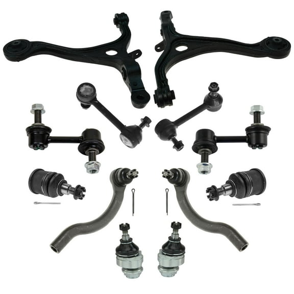 TRQ Front and Rear Steering & Suspension Kit Fits 2003-2007 Honda Accord PSA46096