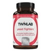 TwinLab Yeast Fighters Fiber Supplement - Prebiotics and Probiotics for Gut Health & Digestive Health - Probiotic Featuring Lactobacillus Acidophilus & Psyllium Husk - (75 Caps) - (Pack of 1)