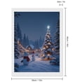 thumbnail image 2 of Diamond Art Kit for Adults, Winter Night Snowmen Landscape Diamond Painting for Adults Beginners, 5D DIY Diamond Art Painting Kits, Colorful Diamond Painting Craft for Home Decor 12x16, 2 of 7