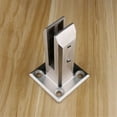 thumbnail image 2 of 304 Stainless Steel Clamp Glass Panel Pool Fence Staircase Bracket Spigot Balustrade Floor Deck Balustrade Railing Moun, 2 of 4