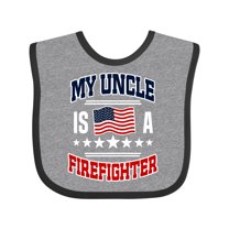 Inktastic My Uncle Is A Firefighter Nephew Boys or Girls Baby Bib