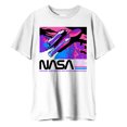 thumbnail image 1 of NASA Neon Space White X-Large T-Shirt, 1 of 2