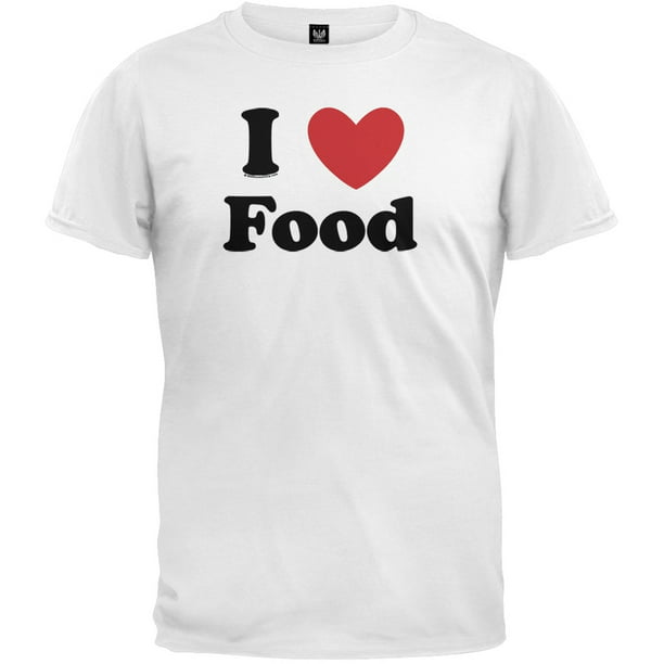 ulovlig Shipley forvirring I Heart Food T-Shirt - Medium - Walmart.com