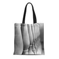 thumbnail image 1 of LADDKE Canvas Tote Bag Louis the Fence Missouri Photography Black White Central West Reusable Handbag Shoulder Grocery Shopping Bags, 1 of 1
