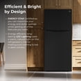 thumbnail image 6 of Kenmore 20.2 cu. ft. Top Freezer Refrigerator, Adjustable Glass Shelves, Black, 6 of 11