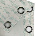 thumbnail image 4 of Ambesonne Nature Grommet Curtain, Floral Fresh Plants, 50" x 84", Green Cream, 4 of 6