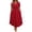 Red, variant on MELDVDIB Dresses for Women Sequin V-Neck Short Sleeve Spring Summer Long Dress Solid Color Oversized Loose Outfits