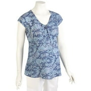 Maternity Crepe Bow Tie Top