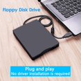 Usb Floppy Disk Reader, Plug And Play External Drive For 3.5 Inch