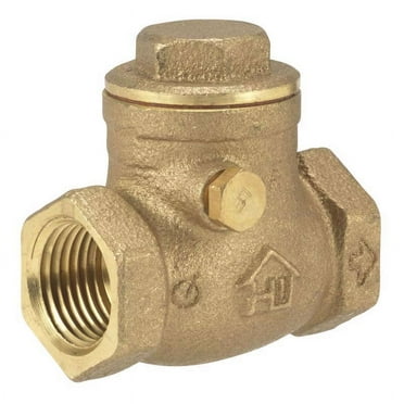 Homewerks Worldwide 240-2-112-112 1-1/2 in. Lead Free Brass FIP x FIP Swing Check Valve
