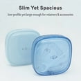 thumbnail image 4 of Transparent Slim Retainer Case, Small Travel Night Guard Case Fits in Pocket, Stylish Aligner Case with Vent Holes, Compact Retainer Holder Compatible with Invisalign (Azure), 4 of 6