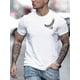 thumbnail image 1 of Eagle Print, Men's Graphic Design Crew Neck Active T-shirt, Casual Comfy Tees Tshirts For Summer, Men's Clothing Tops For Daily Gym Workout Running, 1 of 6