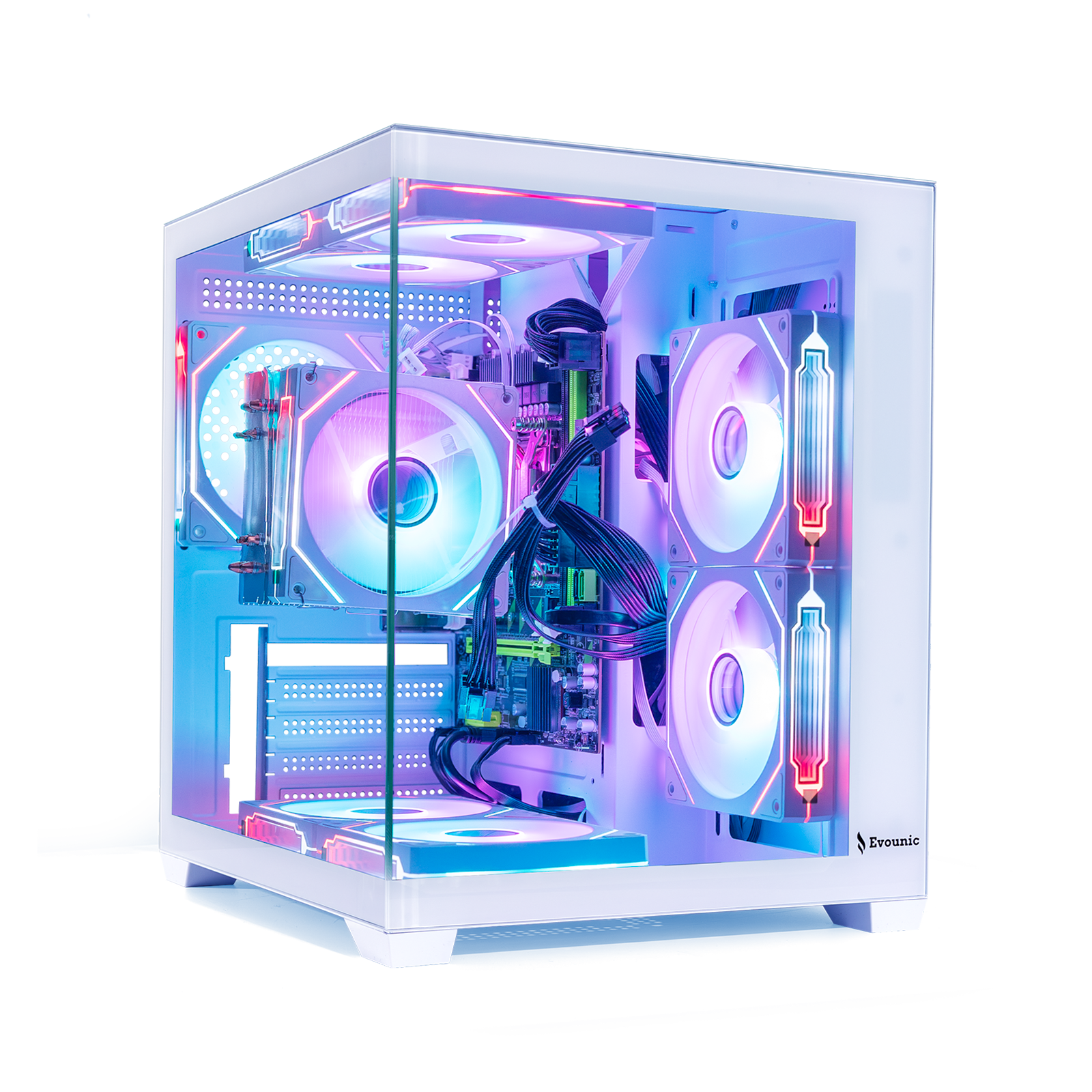 High-Performance Gaming PC Computer Desktop – AMD Ryzen 5 5500, GTX 1080 Ti, 16GB RAM, 1TB SSD, 650W Power Supply, WiFi6, BT 5.4, Win 11