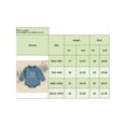 thumbnail image 4 of FEORJGP Infant Baby Boy Rompers 3M 6M 12M 18M Newborn Long Sleeve Pullover Jumpsuit Letter Embroidery Round Neck Bodysuits Loose Casual Playsuits Spring Fall, 4 of 8