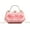 Pink, variant on Women Flower Evening Handbag Satin Floral Clutch Purses Chain Strap Shoulder Bag