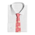 thumbnail image 2 of XMXY Pink Romantic Love Mens Necktie Ties , Valentine'S Day Formal Bussiness Wedding Party Printed Tie, 2 of 9