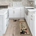 thumbnail image 4 of Buffalo Plaid Bless This Kitchen Cows Kitchen Mats Set of 2, Home Decor Low-Profile Kitchen Rugs for Floor - 17x29 and 17x47 Inch, 4 of 6