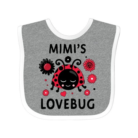 

Inktastic Valentine s Day Mimi s Lovebug Gift Baby Boy or Baby Girl Bib