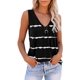 thumbnail image 1 of Tie Dye sin mangas cuello en V camisetas sin mangas para mujer verano lindo estampado suelto ajuste entrenamiento atlético Yoga camisas Adepaton WRHS-227-4, 1 of 1