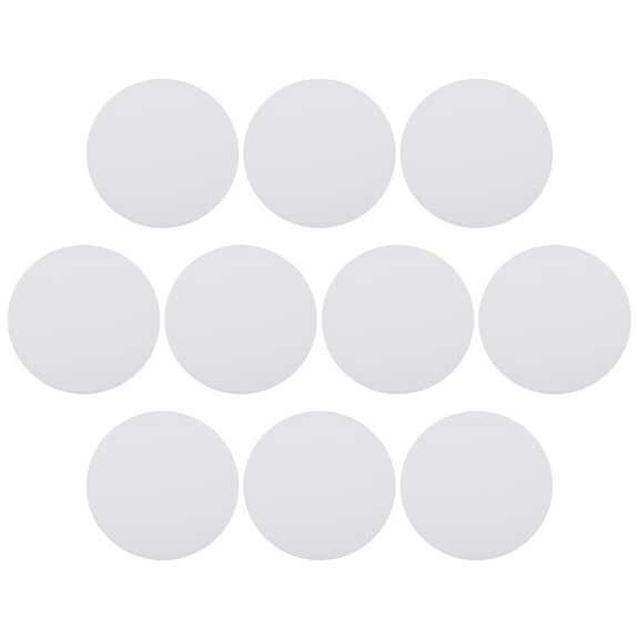 ifundom White Plastic Ceiling Lamp Shades 10 Pack Dust-Resistant Easy Installation Light Fixture Covers