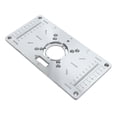 thumbnail image 3 of Router Table Insert Plate,Trimming Machine Flip Board Woodworking Insert Plate Router Table Plate Reliable and Durable, 3 of 8