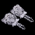 thumbnail image 4 of Encaje Guantes de Novia de Blanco Flor de para Noche de Bodas Cortos Complementos Nupcial Sunnimix Guantes nupciales, 4 of 8