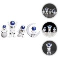 thumbnail image 2 of 1 Set Mini Astronaut Models Astronaut Statues Gray Decorative Space Decoration Astronaut Home Desktop Decoration, 2 of 4