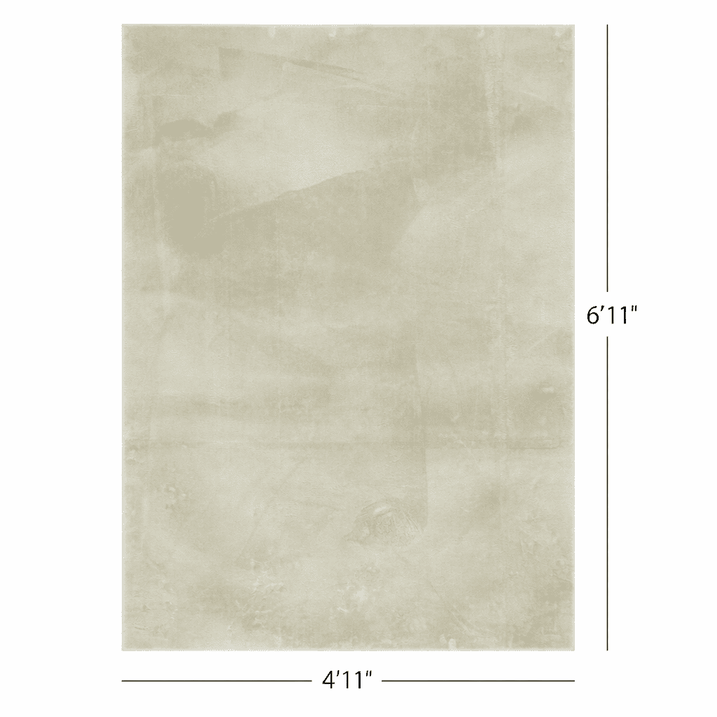 Mainstays Rabbit Faux Fur Sage Area Rug 5x7, Recommended for Living room, Dining Area, Bedroom