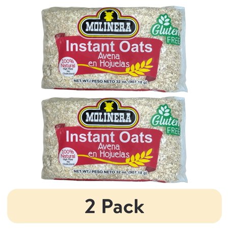 (2 pack) Molinera Instant Oats, 32 oz
