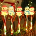 thumbnail image 5 of 5PCS Christmas Pathway Lights, Christmas Decorations Outdoor Led Pathway Markers Lights, Snowman Light for Outdoor Pathways Yard Patio Garden Lawn Decoration, 5 of 9