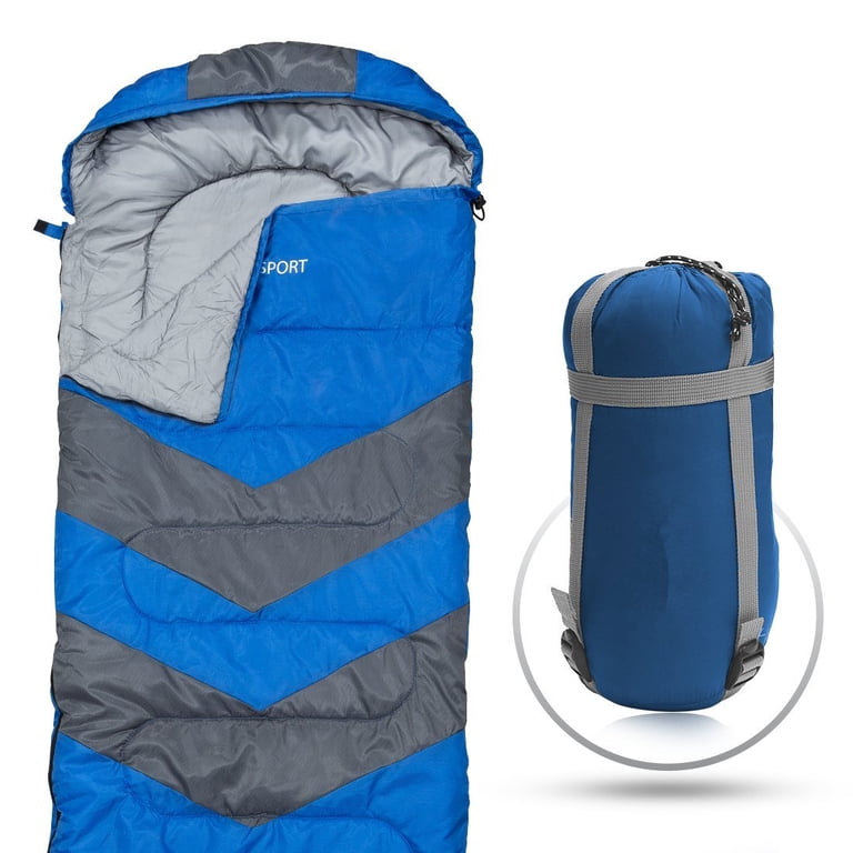 Sleeping Bag – Envelope Lightweight Portable, Waterproof, Comfort