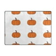thumbnail image 2 of Non-Slip Area Rug 63x48in Indoor Washable Floor Mats Carpet Printed for Living Room, Bedroom, Home Decor Orange Pumpkin Pattern, 2 of 7