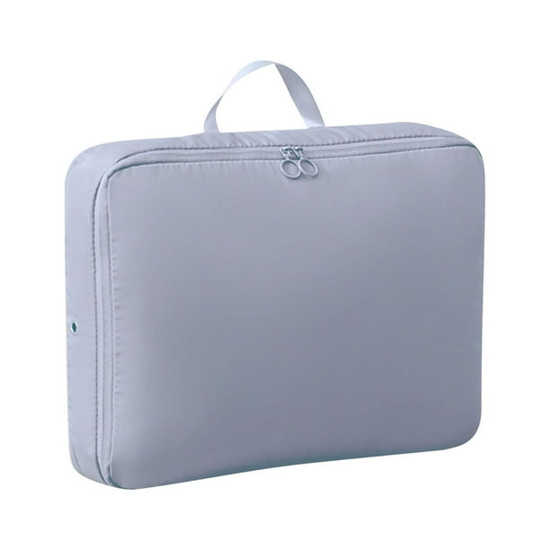 Bolsa para guardar ropa ZJT250132734 | Organizador de tela comprimible de gran capacidad para chaquetas de plumas | Bolsa de viaje y maleta para el hogar que ahorra espacio con hebillas de v